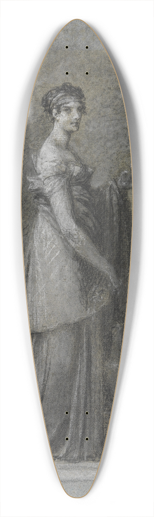 Pierre-Paul Prud'hon - Kaiserin Josphine Bonaparte, stehend in ganzer Figur 39.3 inch art pintail longboard deck