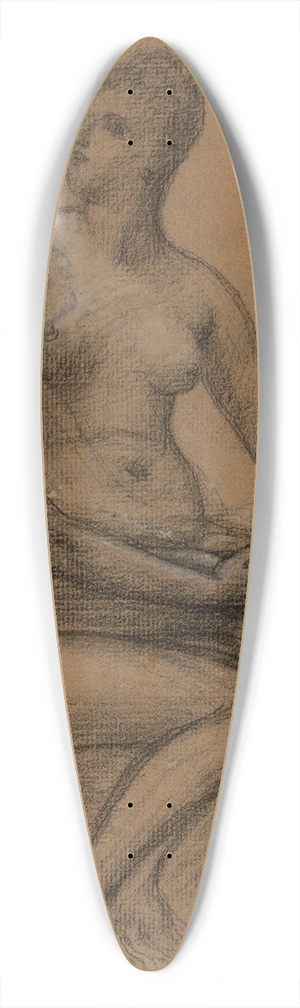 Pierre Puvis de Chavannes - Deux femmes nues assises 39.3 inch art pintail longboard deck