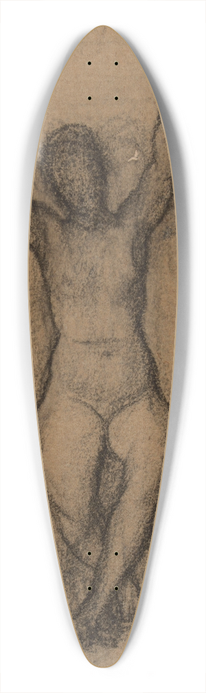 Pierre Puvis de Chavannes - Femme nue assise de face, les deux bras levs 39.3 inch art pintail longboard deck
