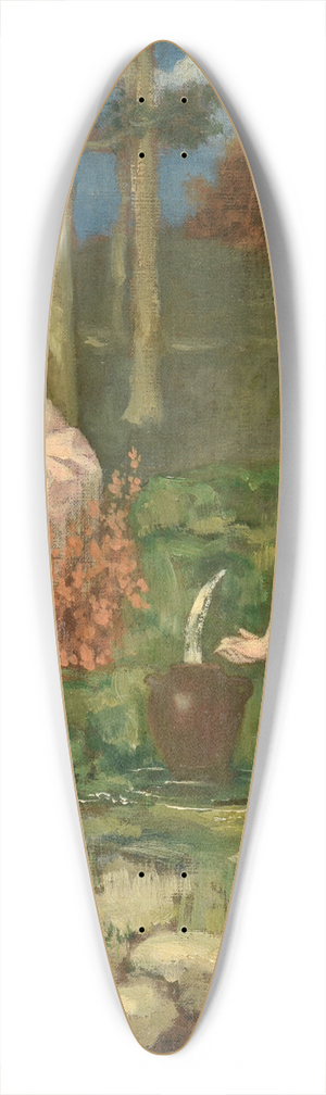 Pierre Puvis de Chavannes - La Source 39.3 inch art pintail longboard deck