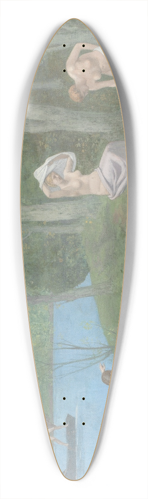 Pierre Puvis de Chavannes - Summer 39.3 inch art pintail longboard deck