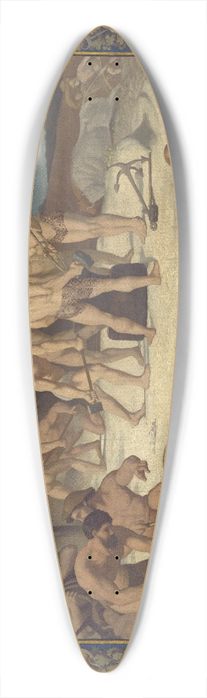 Pierre Puvis de Chavannes - Work 39.3 inch art pintail longboard deck