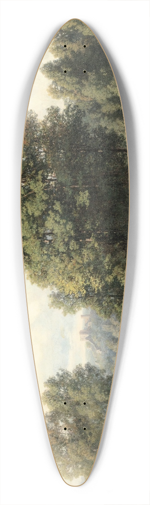 Pierre Thuillier - Landscape 39.3 inch art pintail longboard deck