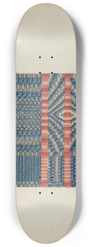 Cornelius Christoffels - Woven Textile 8.25 inch art skate deck