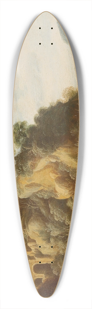 Pieter Anthonisz. van Groenewegen - A southern landscape with ruins 39.3 inch art pintail longboard deck Pieter Anthonisz. van Groenewegen - A southern landscape with ruins 39.3 inch art pintail longboard deck