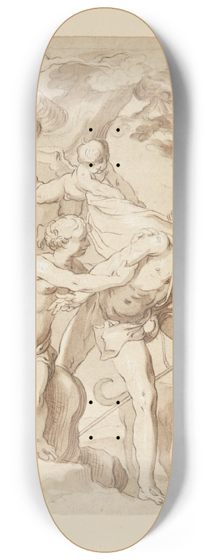 Abraham Bloemaert - Venus and Adonis 8.25 inch art skate deck Abraham Bloemaert - Venus and Adonis 8.25 inch art skate deck
