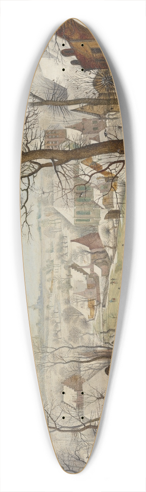 Pieter Brueghel The Younger - Winterlandscape with a Bird-trap 39.3 inch art pintail longboard deck