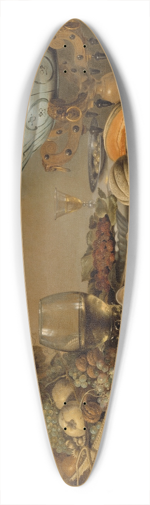 Pieter Claesz - Still Life 39.3 inch art pintail longboard deck
