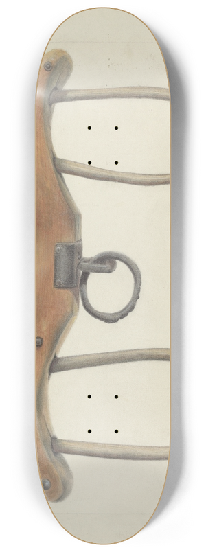 Cornelius Frazier - Oxen Yoke 8.25 inch art skate deck