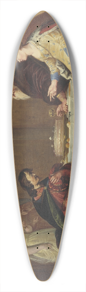 Pieter Fransz. de Grebber - Esther, Ahasuerus and Haman 39.3 inch art pintail longboard deck