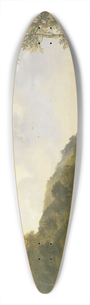 Pieter Gerardus van Os - Landscape with Herdsmen and Cattle 39.3 inch art pintail longboard deck Pieter Gerardus van Os - Landscape with Herdsmen and Cattle 39.3 inch art pintail longboard deck