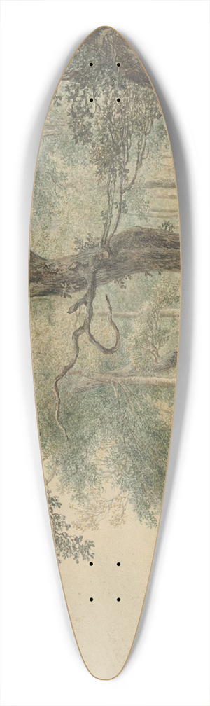 Pieter Gerardus van Os - Landschap met twee herders met vee 39.3 inch art pintail longboard deck