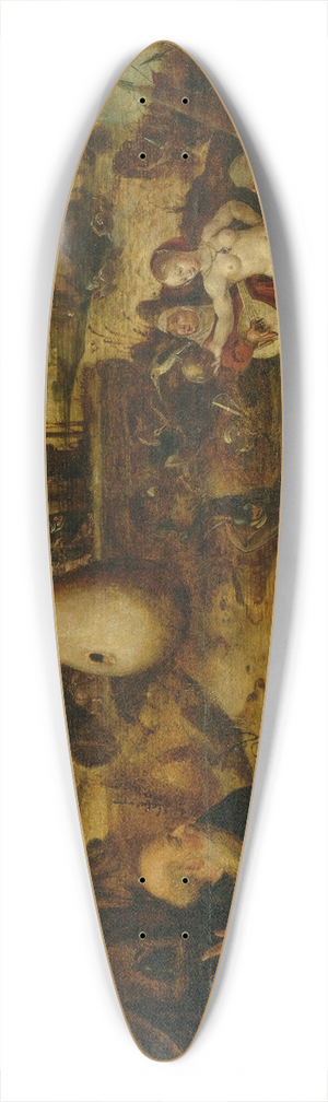 Pieter Huys - The Temptation Of St. Anthony 39.3 inch art pintail longboard deck