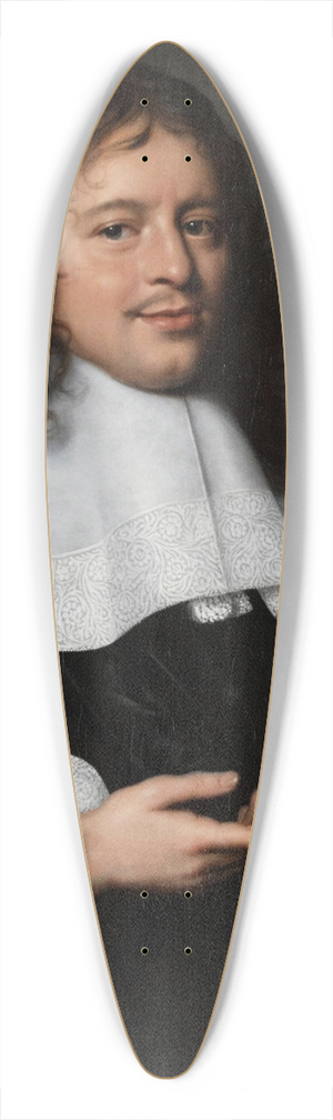 Pieter Nason - A Portrait Of A Gentleman, Half-Length, With A White Collar And Cuffs And Holding A Pair Of Gloves 39.3 inch art pintail longboard deck