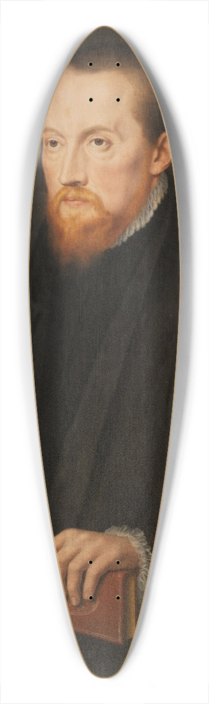 Pieter Pourbus - Bearded, red-headed Man, seated 39.3 inch art pintail longboard deck