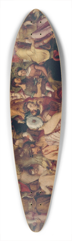 Pieter Pourbus - The Golden Calf 39.3 inch art pintail longboard deck