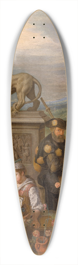 Pieter Snyers - Leo 39.3 inch art pintail longboard deck