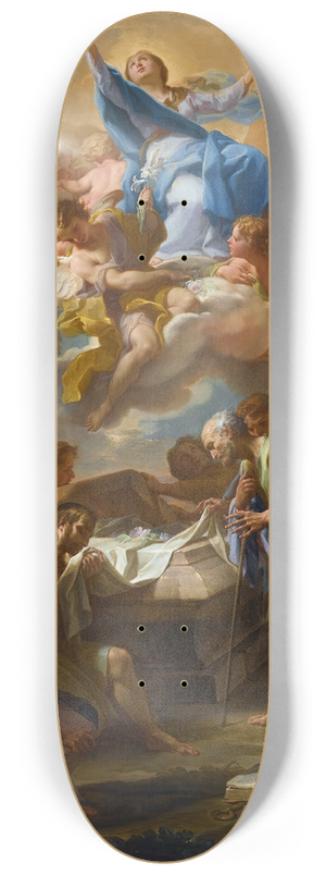 Corrado Giaquinto - Assumption Of The Virgin 8.25 inch art skate deck