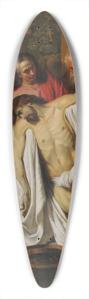 Pieter Van Mol - DESCENT FROM THE CROSS 39.3 inch art pintail longboard deck