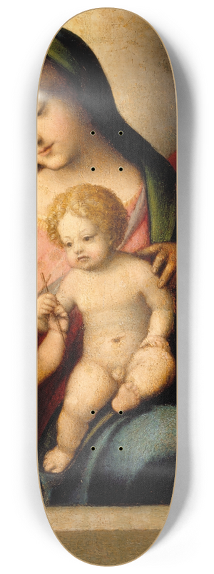 Correggio - Holy Family with the Infant St. John 8.25 inch art skate deck