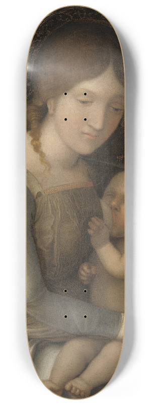 Correggio - Madonna and Child 8.25 inch art skate deck
