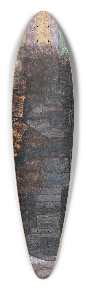 Piet Mondrian - Farm Near Duivendrecht, in the Evening 39.3 inch art pintail longboard deck