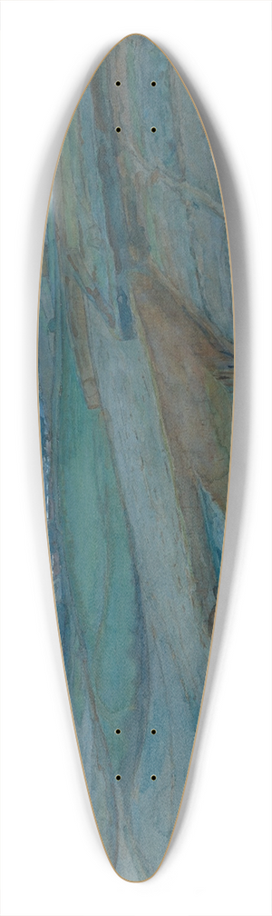 Piet Mondrian - Landscape near Arnhem 39.3 inch art pintail longboard deck