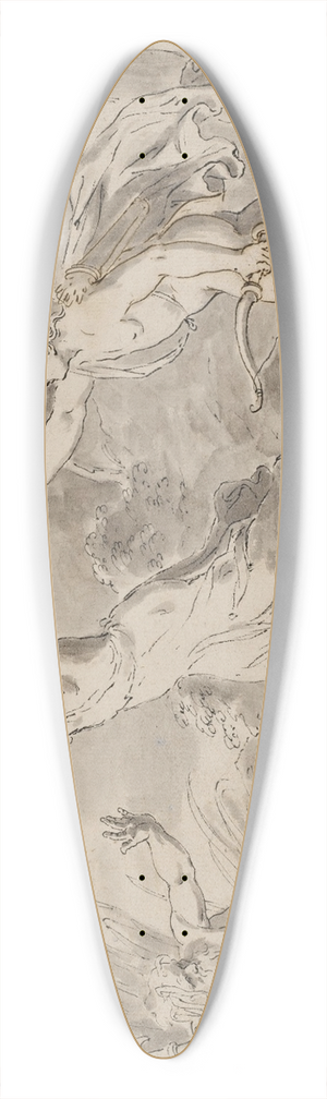Pietro Antonio Novelli - Apollo and Daphne 39.3 inch art pintail longboard deck