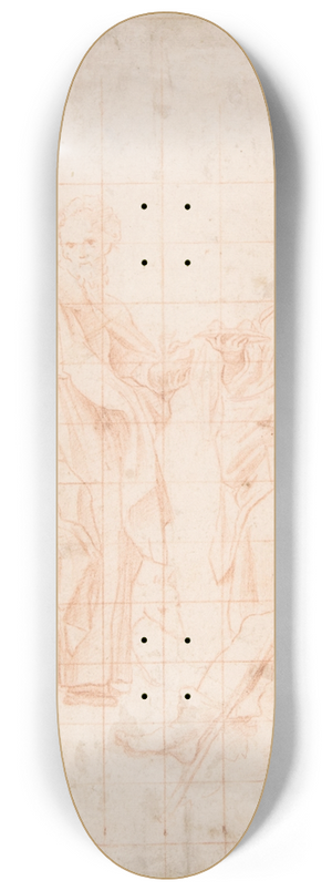 Correggio - Study of Four Saints 8.25 inch art skate deck Correggio - Study of Four Saints 8.25 inch art skate deck