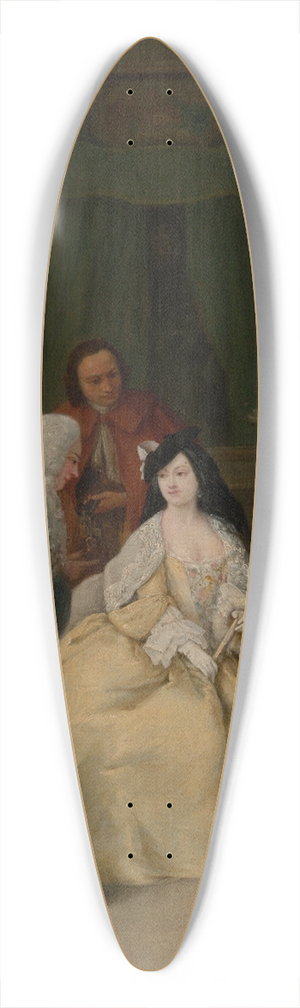Pietro Longhi - The Meeting 39.3 inch art pintail longboard deck