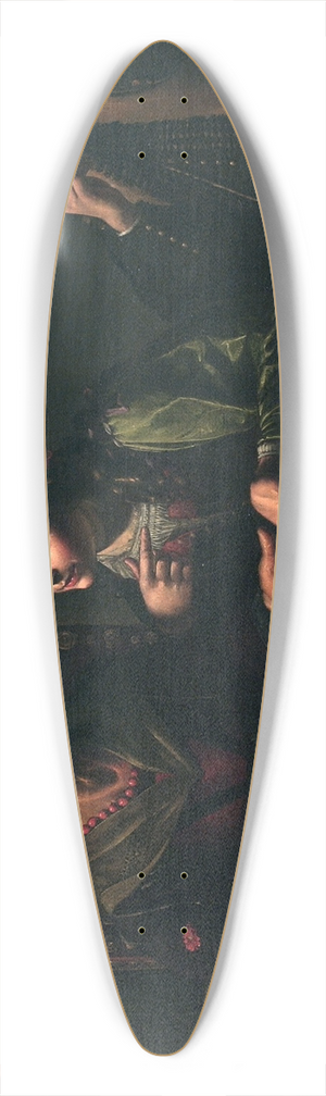 Pietro Paolini - The Fortune Teller 39.3 inch art pintail longboard deck