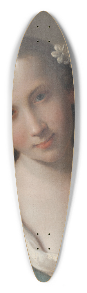 Pietro Rotari - A young Woman 39.3 inch art pintail longboard deck