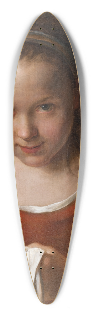 Pietro Rotari - Girl with Needle-work 39.3 inch art pintail longboard deck