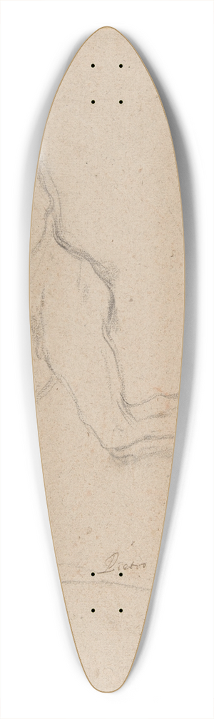 Pietro Testa - Nude Youth Running 39.3 inch art pintail longboard deck