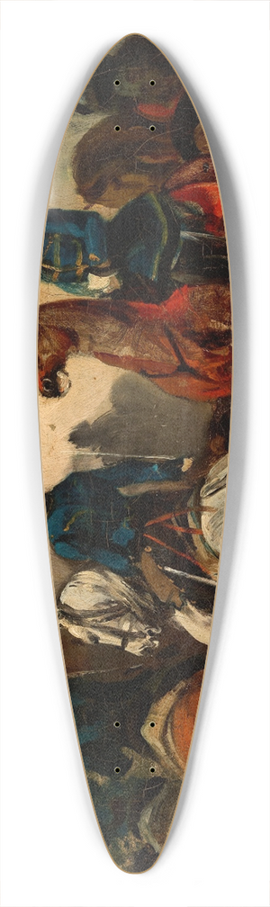 Piotr Michaowski - Detachment of Austrian Hussars 39.3 inch art pintail longboard deck Piotr Michaowski - Detachment of Austrian Hussars 39.3 inch art pintail longboard deck