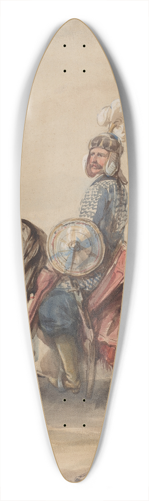 Piotr Michaowski - Portret konny hetmana Stanisawa Jana Jabonowskiego (1634-1702) 39.3 inch art pintail longboard deck