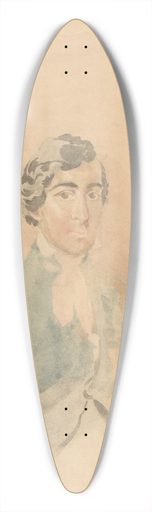 Piotr Michaowski - Portret mczyzny 39.3 inch art pintail longboard deck