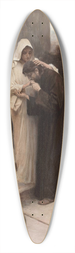 Piotr Stachiewicz - Christs farewell to Mary 39.3 inch art pintail longboard deck