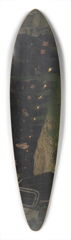 Piotr Stachiewicz - Miners Funeral 39.3 inch art pintail longboard deck