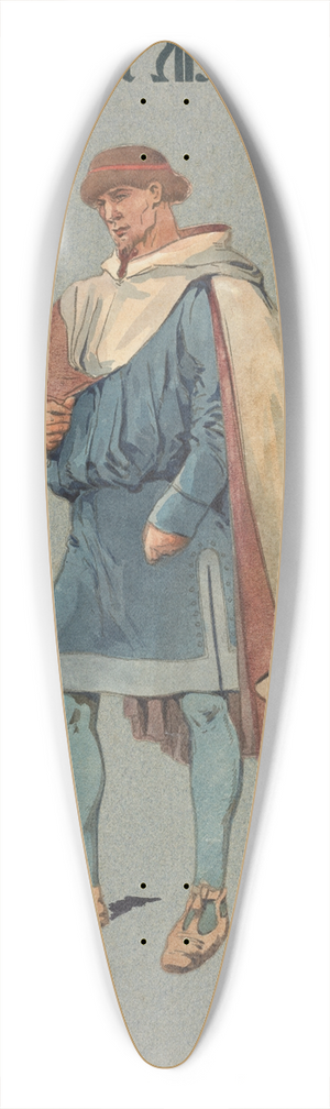 Pipein Gamba - Anziano (coro) 39.3 inch art pintail longboard deck