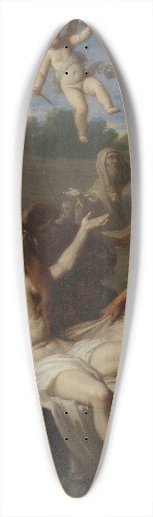 Placido Costanzi - The Martyrdom of Saint Lawrence 39.3 inch art pintail longboard deck