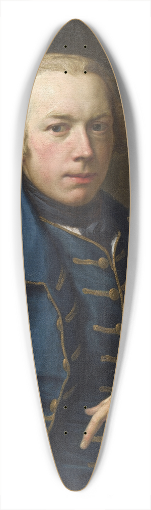 Pompeo Batoni - Portrait of a Gentleman 39.3 inch art pintail longboard deck Pompeo Batoni - Portrait of a Gentleman 39.3 inch art pintail longboard deck