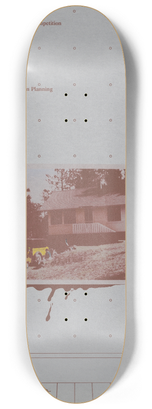 Coy Howard - Sam Davis, the house vs. housing 8.25 inch art skate deck