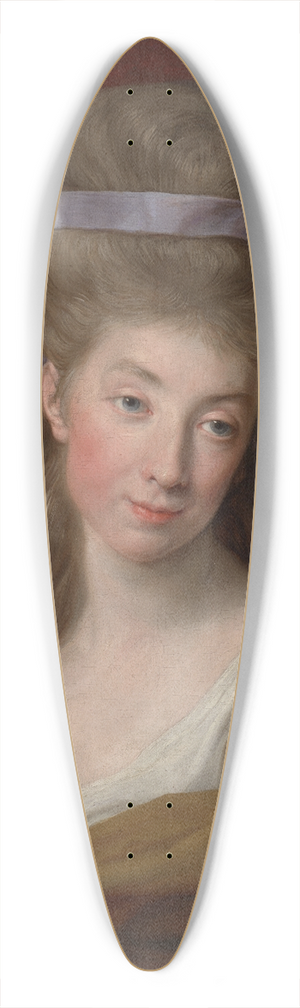Pompeo Batoni - Portrait of Izabela ne Lubomirska, Wife of Ignacy Potocki (17551783) 39.3 inch art pintail longboard deck