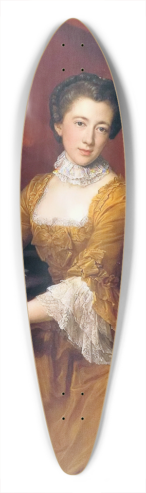 Pompeo Batoni - Portrait of Lady Margaret Georgiana Poyntz 39.3 inch art pintail longboard deck