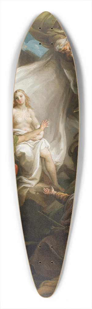 Pompeo Batoni - Time Unveiling Truth 39.3 inch art pintail longboard deck Pompeo Batoni - Time Unveiling Truth 39.3 inch art pintail longboard deck