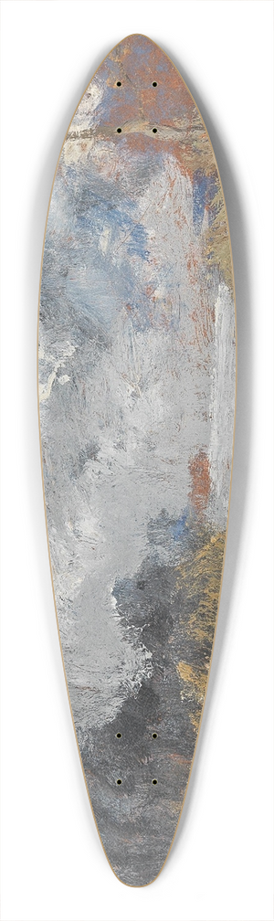 Pompeo Mariani - A Boat Trip on a Lake 39.3 inch art pintail longboard deck