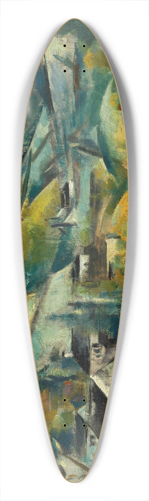 Preston Dickinson - Quebec 39.3 inch art pintail longboard deck Preston Dickinson - Quebec 39.3 inch art pintail longboard deck