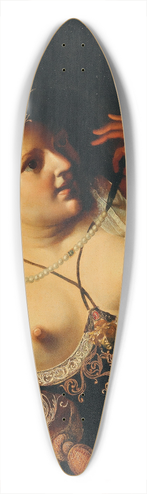 Pseudo Caroselli - An allegory of the sense of sight 39.3 inch art pintail longboard deck