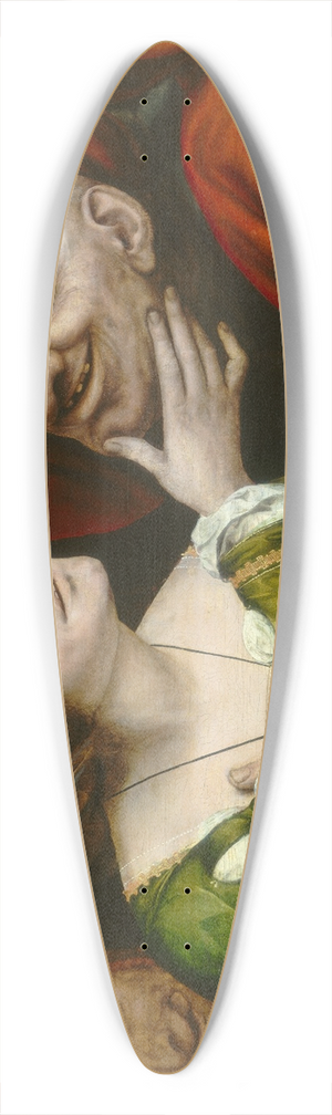 Quentin Massys - Ill-Matched Lovers 39.3 inch art pintail longboard deck